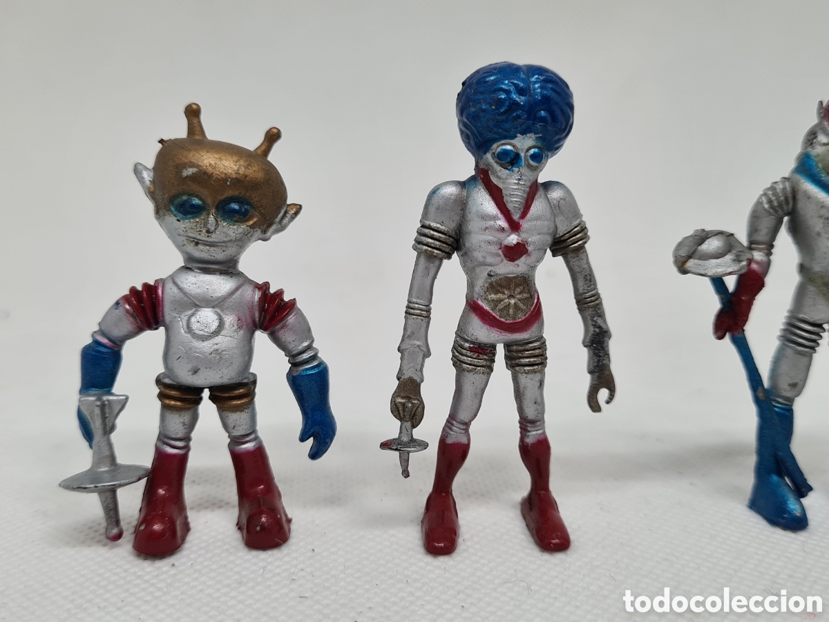 Figuras de goma y PVC: FIGURAS ALIENIGENAS THE OUTER SPACE MEN BOOTLEG 6 CMS APROXIMADAMENTE - Foto 3