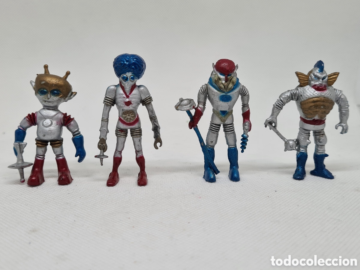 Figuras de goma y PVC: FIGURAS ALIENIGENAS THE OUTER SPACE MEN BOOTLEG 6 CMS APROXIMADAMENTE - Foto 1