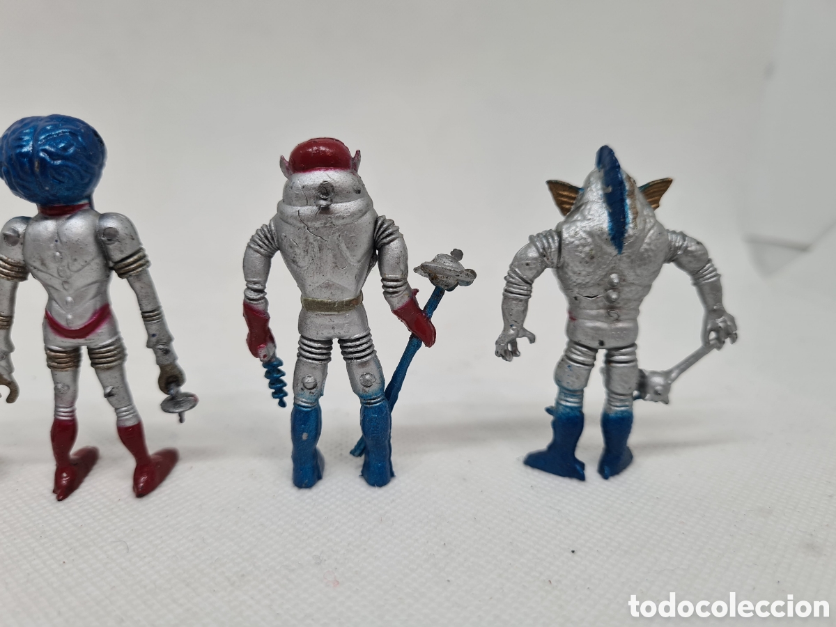 Figuras de goma y PVC: FIGURAS ALIENIGENAS THE OUTER SPACE MEN BOOTLEG 6 CMS APROXIMADAMENTE - Foto 5