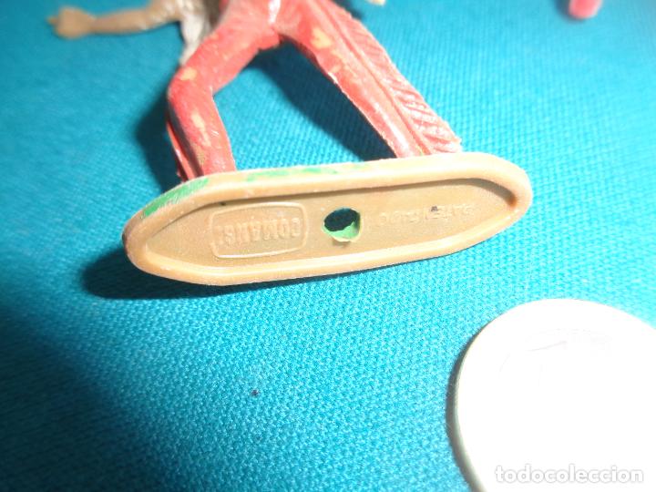 Figuras de goma y PVC: LOTE DE INDIOS Y VAQUEROS COMANSI PATENTADO - Foto 2