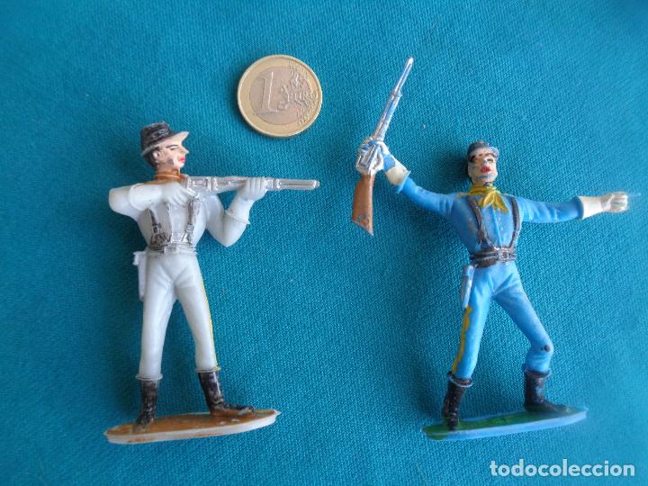 Figuras de goma y PVC: LOTE DE INDIOS Y VAQUEROS COMANSI PATENTADO - Foto 5
