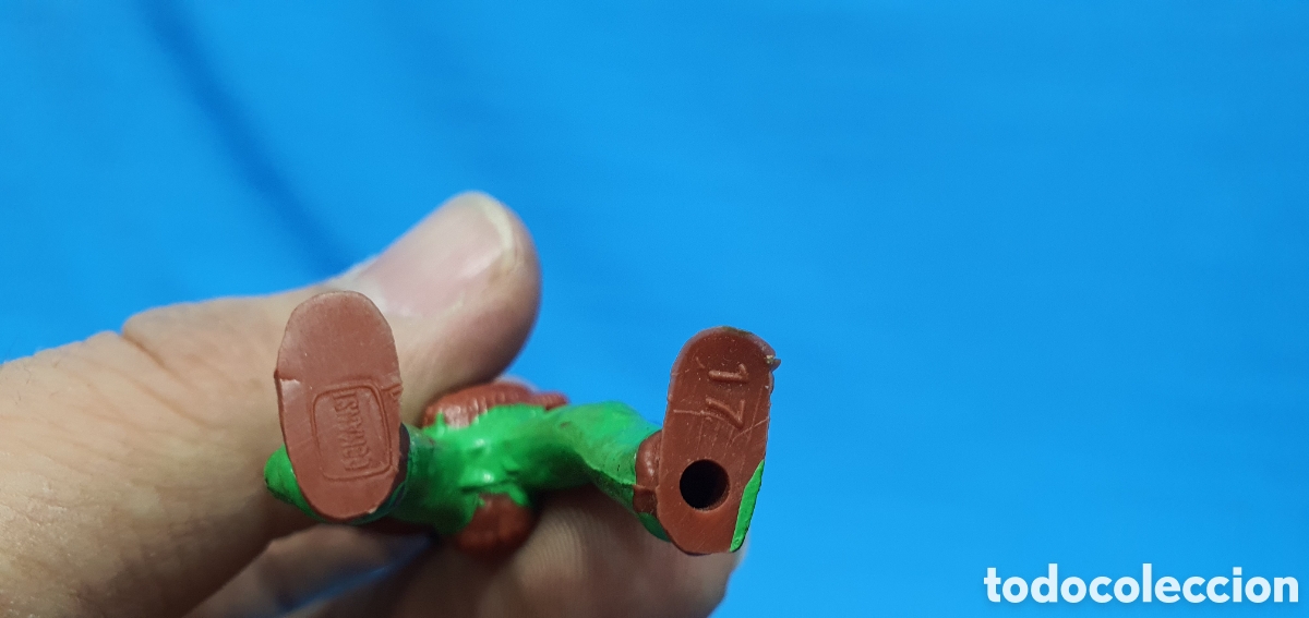 Figuras de goma y PVC: INDKO CON RIFLE Y ESCUDO. COMANSI 17 - Foto 4