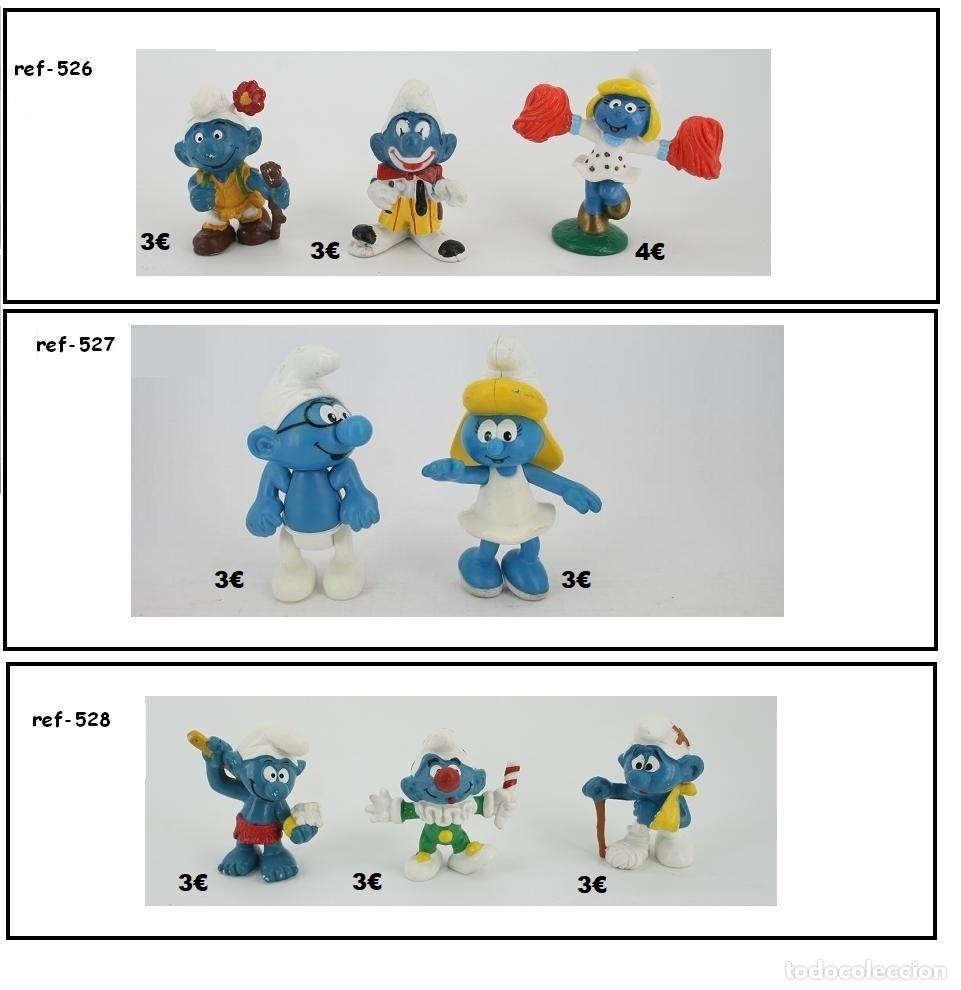 Figuras de Goma y PVC: PITUFOS