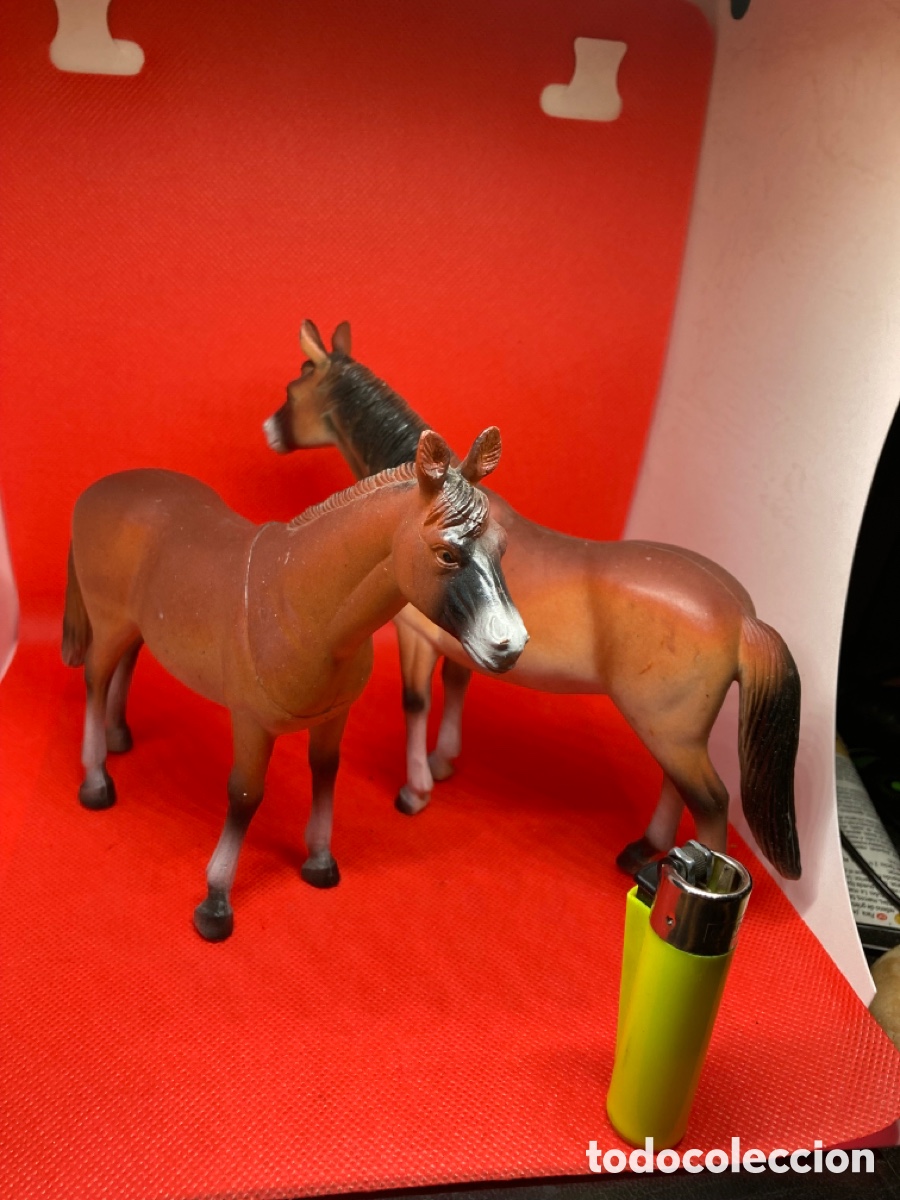 Figuras de goma y PVC: 2 figuras de Caballo nuevos - Foto 8