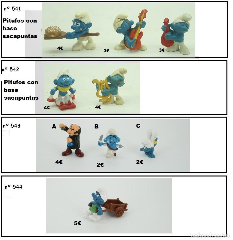 Figuras de Goma y PVC: PITUFOS