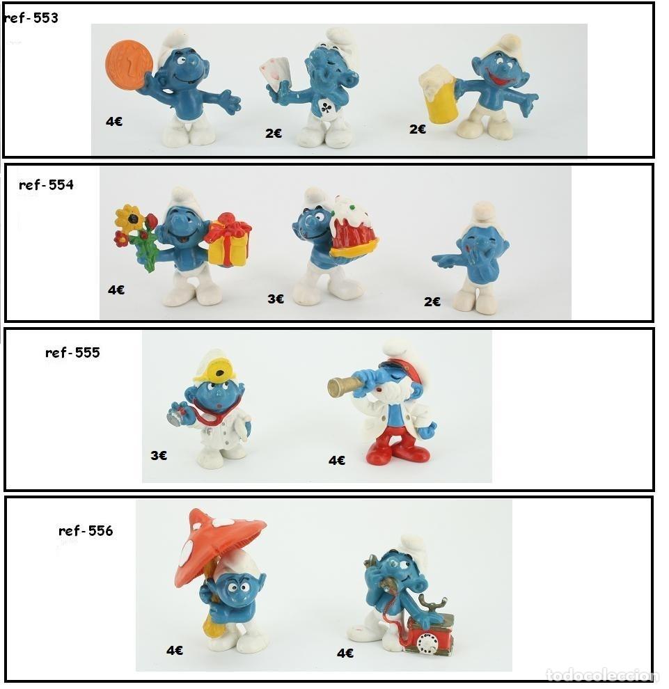 Figuras de Goma y PVC: PITUFOS