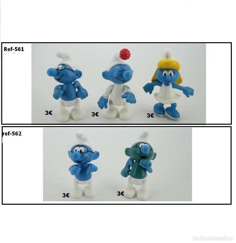 Figuras de Goma y PVC: PITUFOS