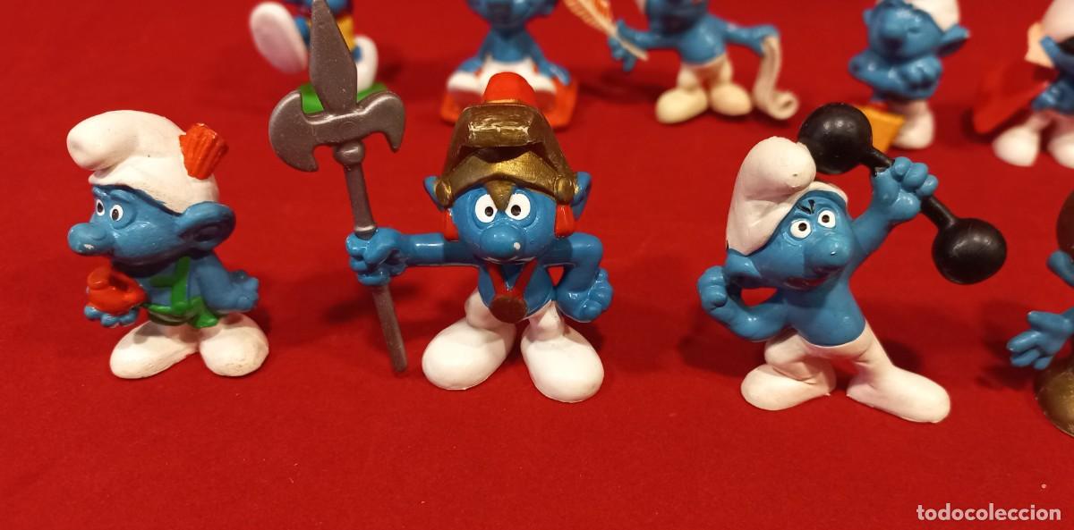 Figuras de goma y PVC: 18 PITUFOS - Foto 6
