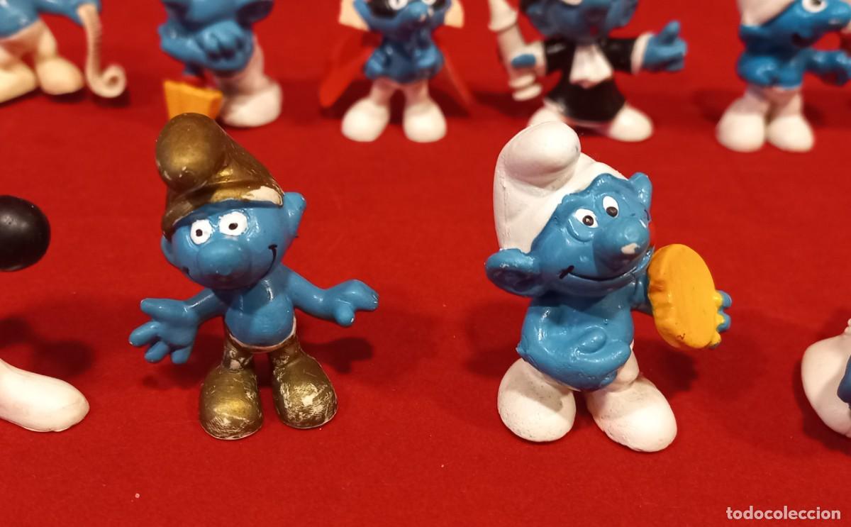 Figuras de goma y PVC: 18 PITUFOS - Foto 7