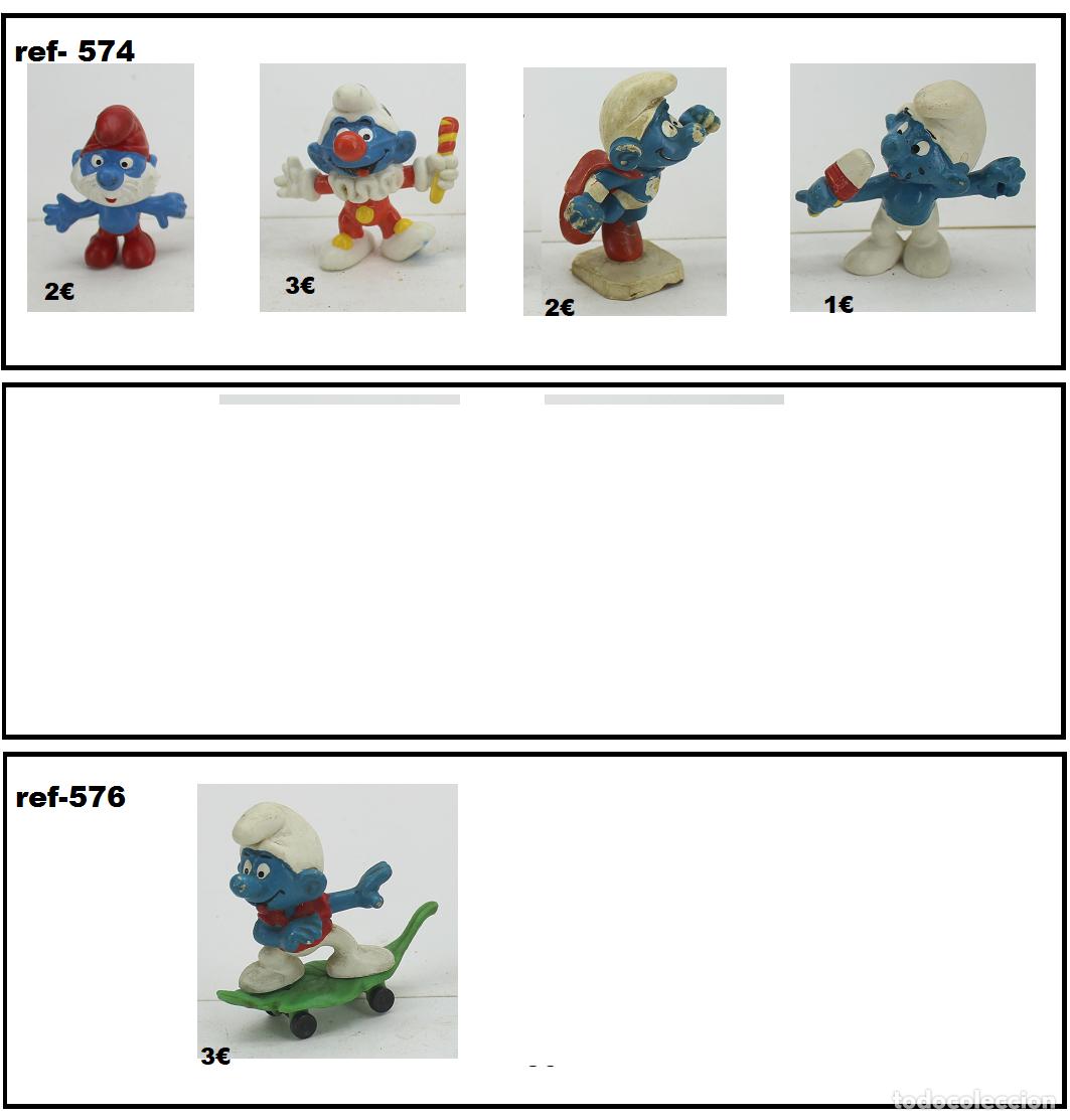 Figuras de Goma y PVC: PITUFOS