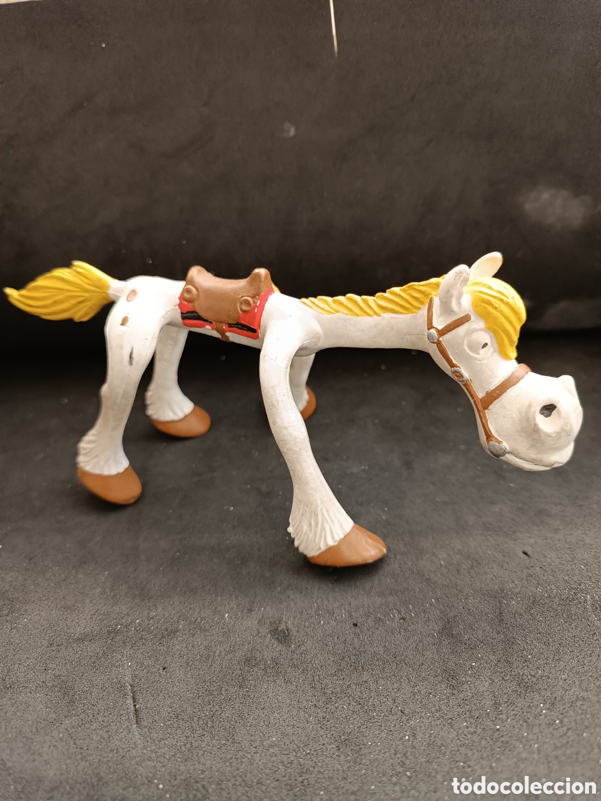 Figuras de goma y PVC: Caballo Lucky Luke comic spain - Foto 1