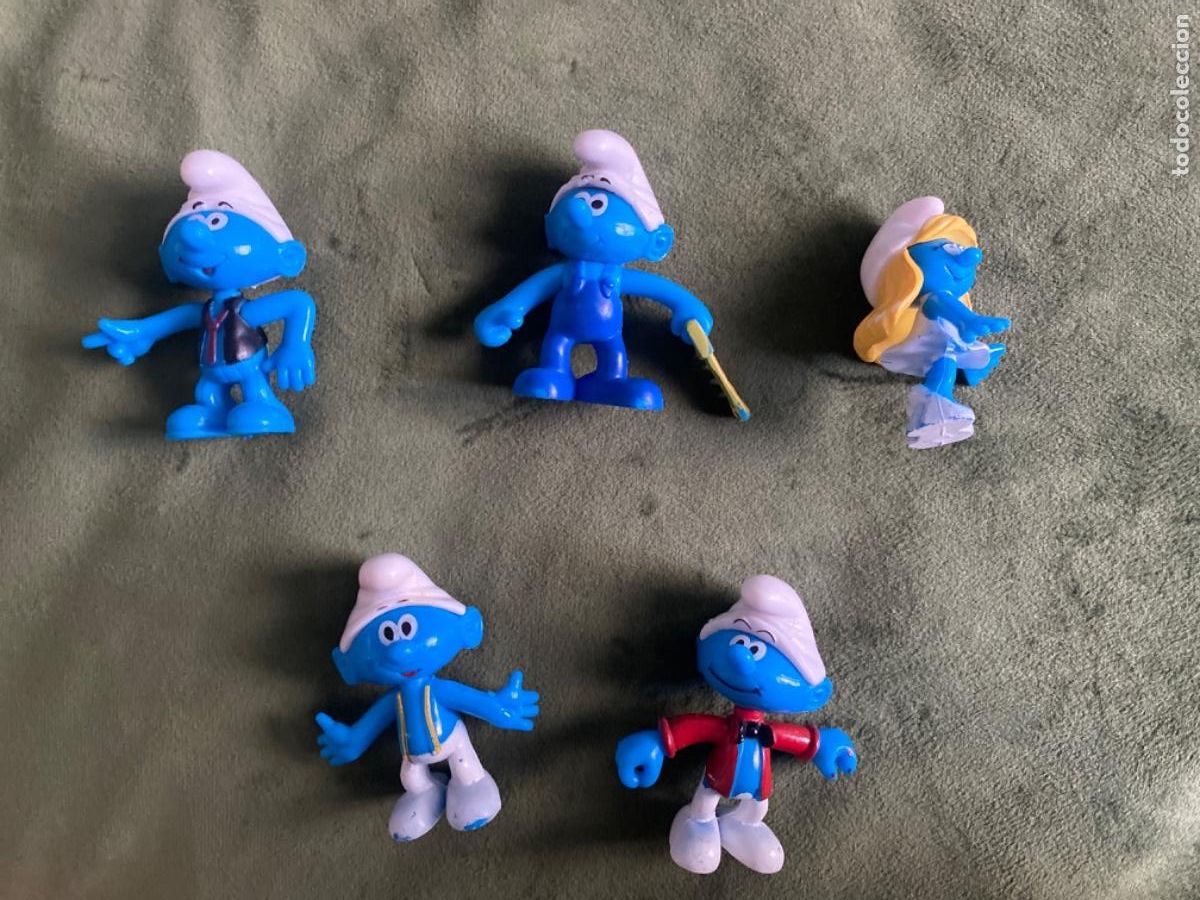 Figuras de goma y PVC: LOTE PITUFOS BOOTLEG - Foto 1