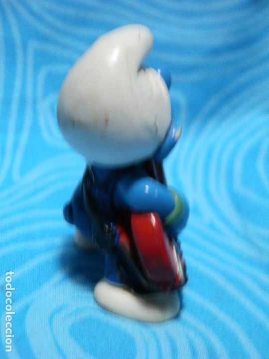 Figuras de goma y PVC: SCHLEICH PITUFO CON GUITARRA - Foto 4