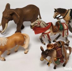 Figuras de Goma y PVC: LOTE FIGURAS DE GOMA ANIMALES SCHLEICH. Lote 401344769
