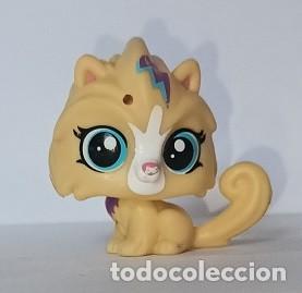 LITTLEST PETSHOP PET SHOP LPS #323 HASBRO CHAT DE GOUTTIERE GRIS FUZZY