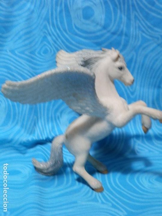 Figuras de goma y PVC: SCHLEICH 2004, CABALLO ALADO - Foto 4