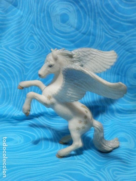 Figuras de goma y PVC: SCHLEICH 2004, CABALLO ALADO - Foto 6
