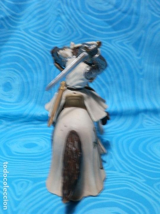 Figuras de goma y PVC: SCHLEICH 2003 CABALLERO TEUTON A CABALLO - Foto 4