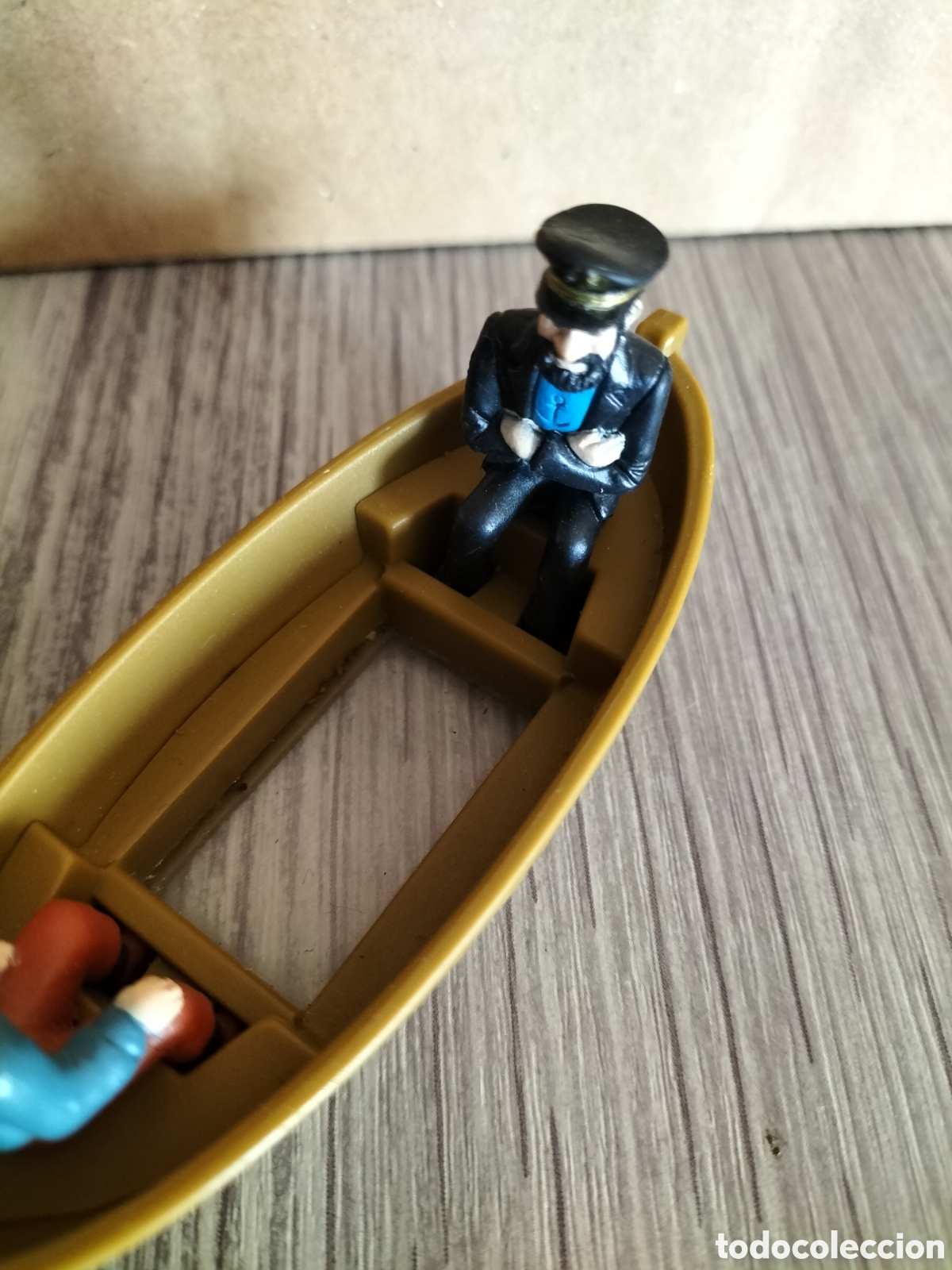 Figuras de goma y PVC: Tint&iacute;n y capit&aacute;n Haddock McDonalds - Foto 1