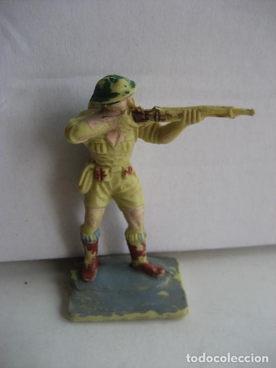 Figuras de goma y PVC: Soldado Ingles de Pech. - Foto 1