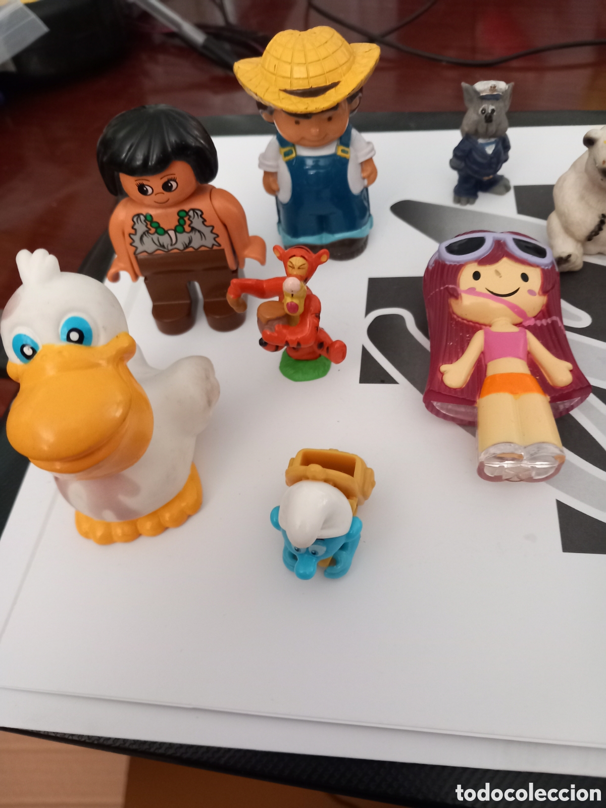 Figuras de goma y PVC: Lote de mu&ntilde;ecos - Foto 2