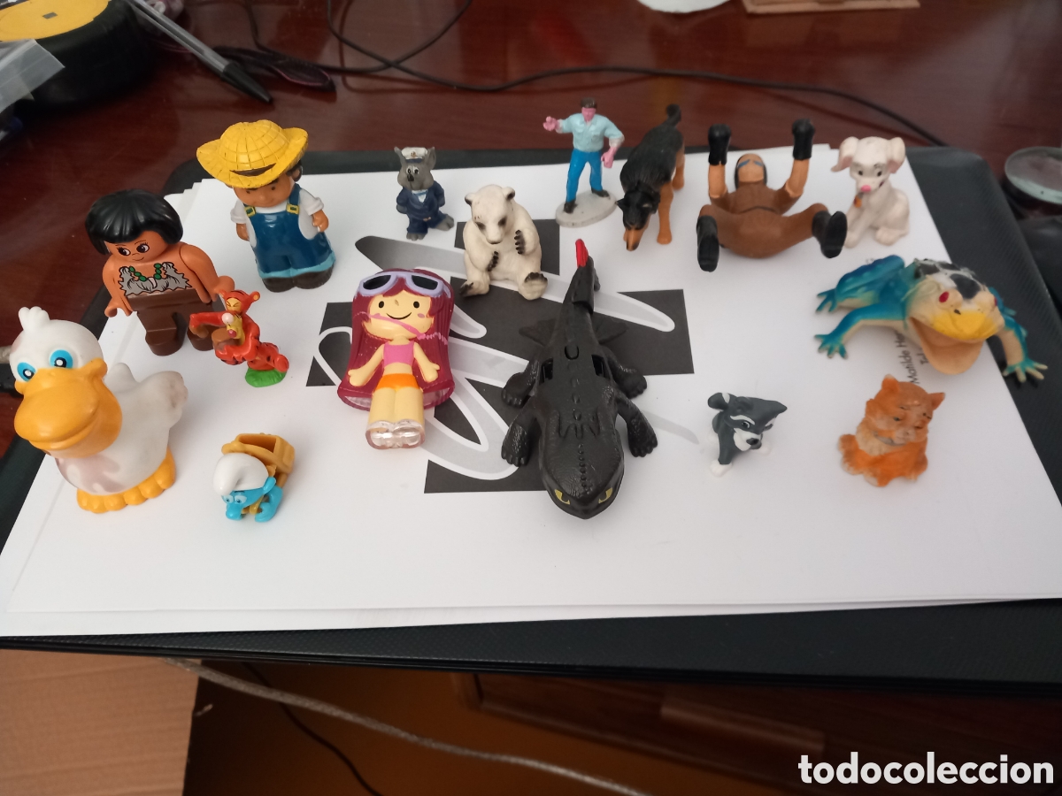 Figuras de goma y PVC: Lote de mu&ntilde;ecos - Foto 1