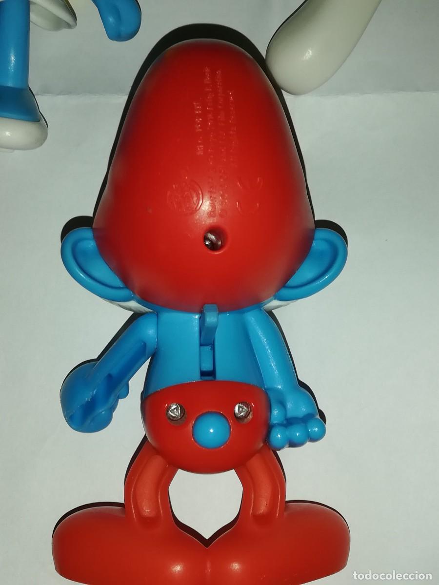 Figuras de goma y PVC: LOTE PITUFOS BURGER KING 2016 - Foto 2