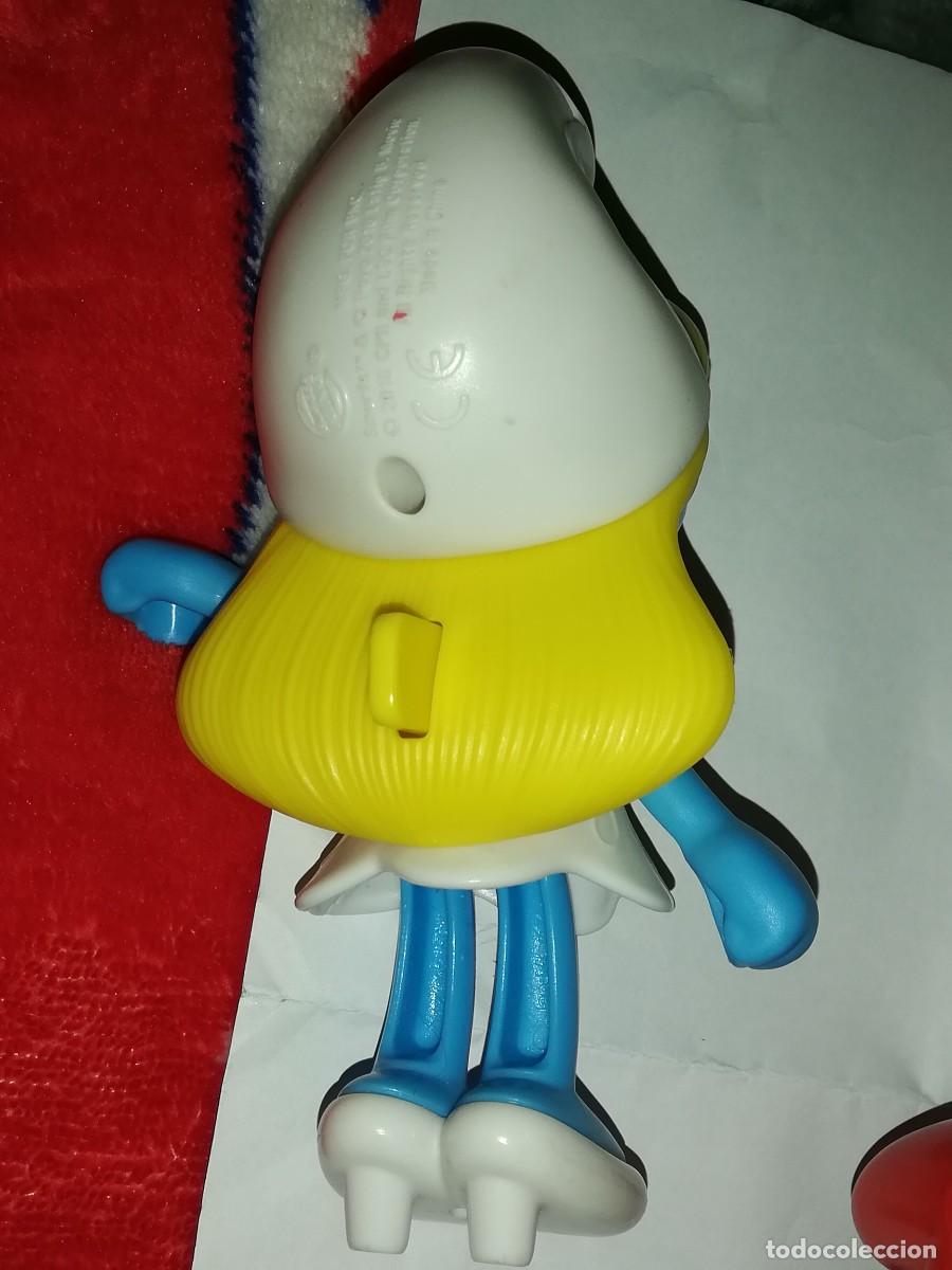 Figuras de goma y PVC: LOTE PITUFOS BURGER KING 2016 - Foto 3