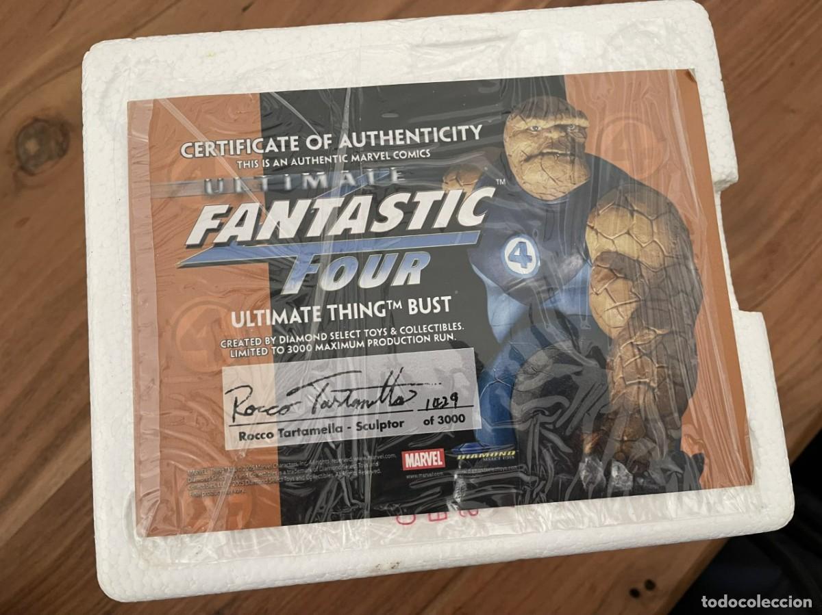 Figuras de goma y PVC: FANTASTIC FOUR - LA COSA - FIGURA BUSTO - Foto 6