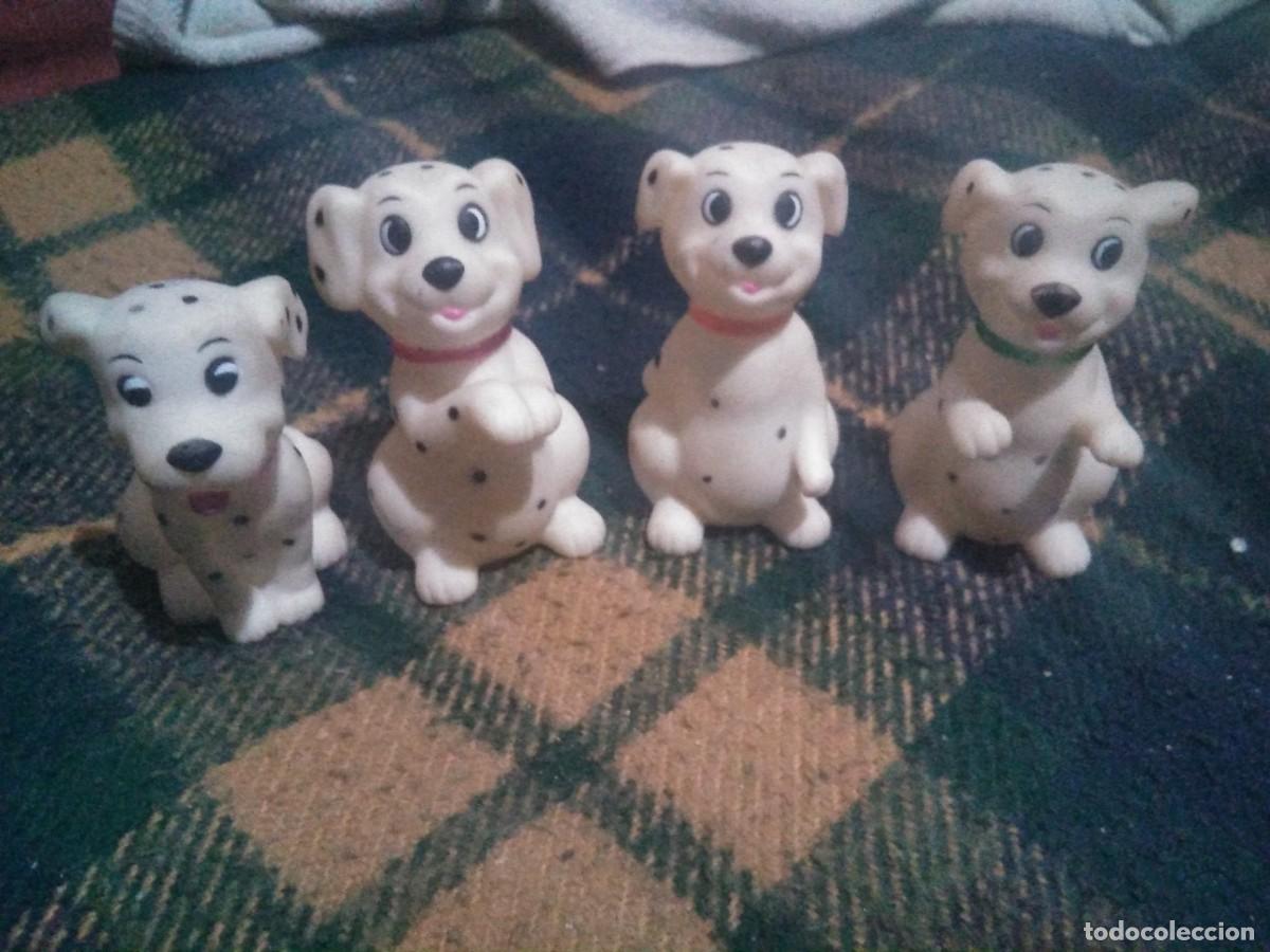 Figuras de goma y PVC: Cuatro cachorros 101 dalmaras