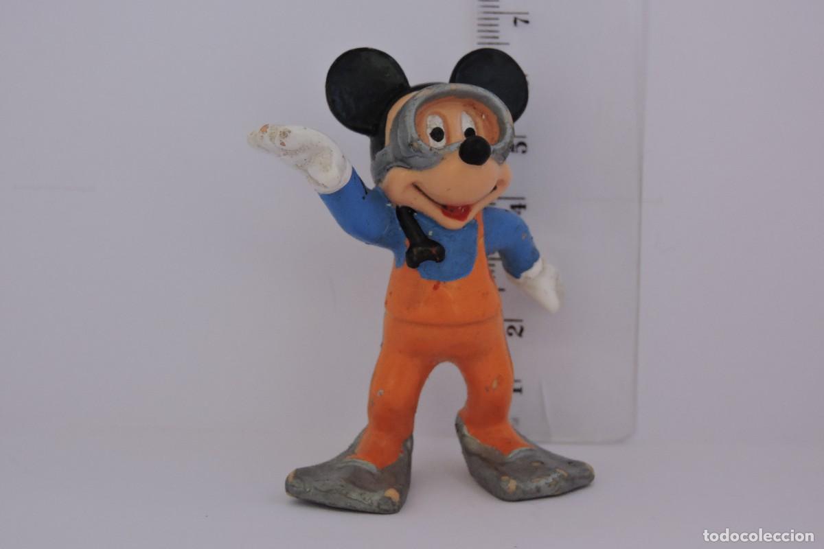 Rubber and PVC Figures: FIGURA MICKEY MOUSE BUCEADOR, DISNEY, BULLYLAND GERMANY, 6,5 CM ... L6838