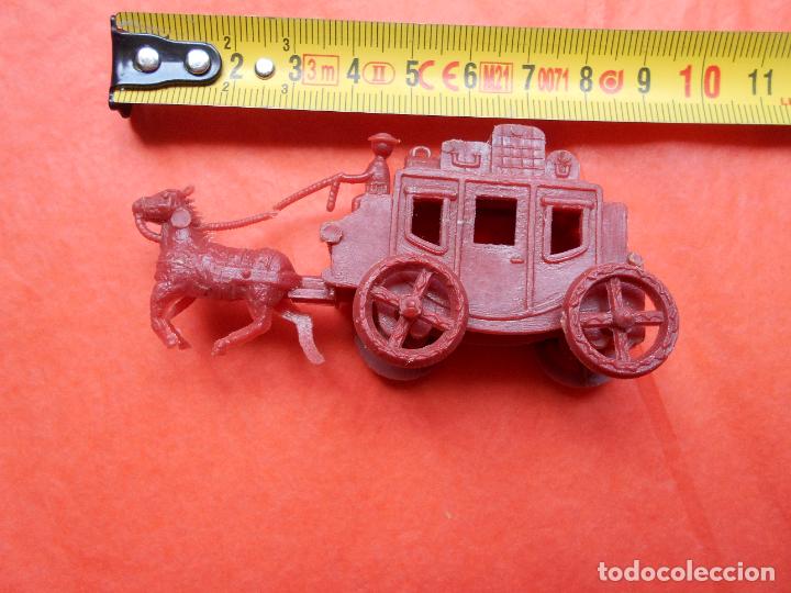 Figuras de goma y PVC: DILIGENCIA OESTE MONTAPLEX ROJA - Foto 2
