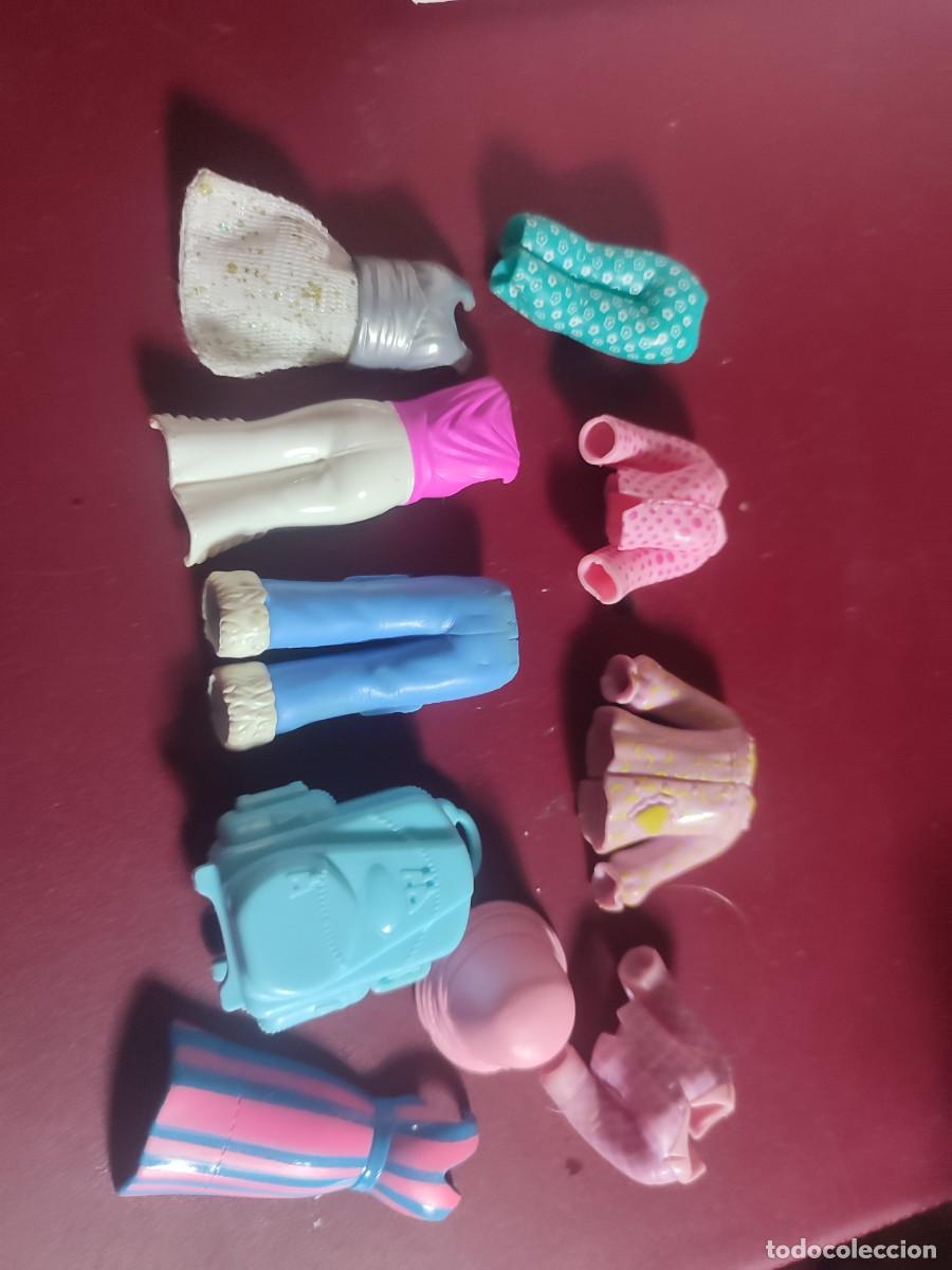 Figuras de Goma y PVC: 10 pzas accesorios para mu&ntilde;ecas Polly pocket o similar lo que ves en la foto