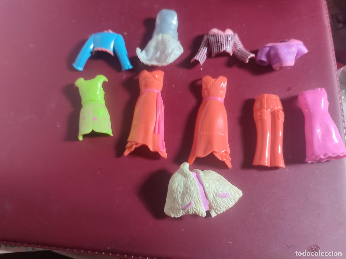 Figuras de Goma y PVC: 10 pzas accesorios para mu&ntilde;ecas Polly pocket o similar lo que ves en la foto