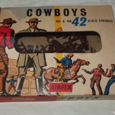 Figuras de Goma y PVC: AIRFIX COWBOYS,CAJA ORIGINAL,AÑO 1962