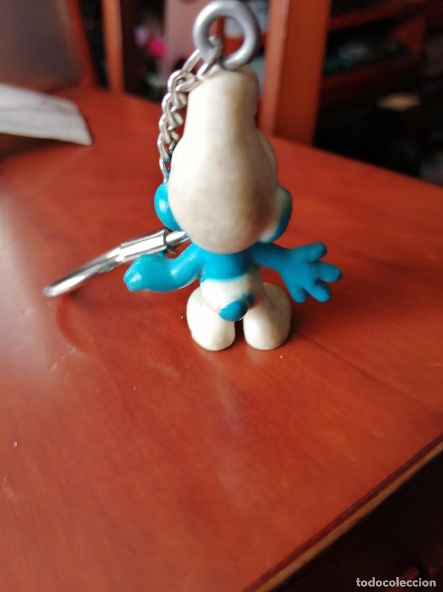 Figuras de goma y PVC: MU&Ntilde;ECO PITUFO LLAVERO - Foto 2