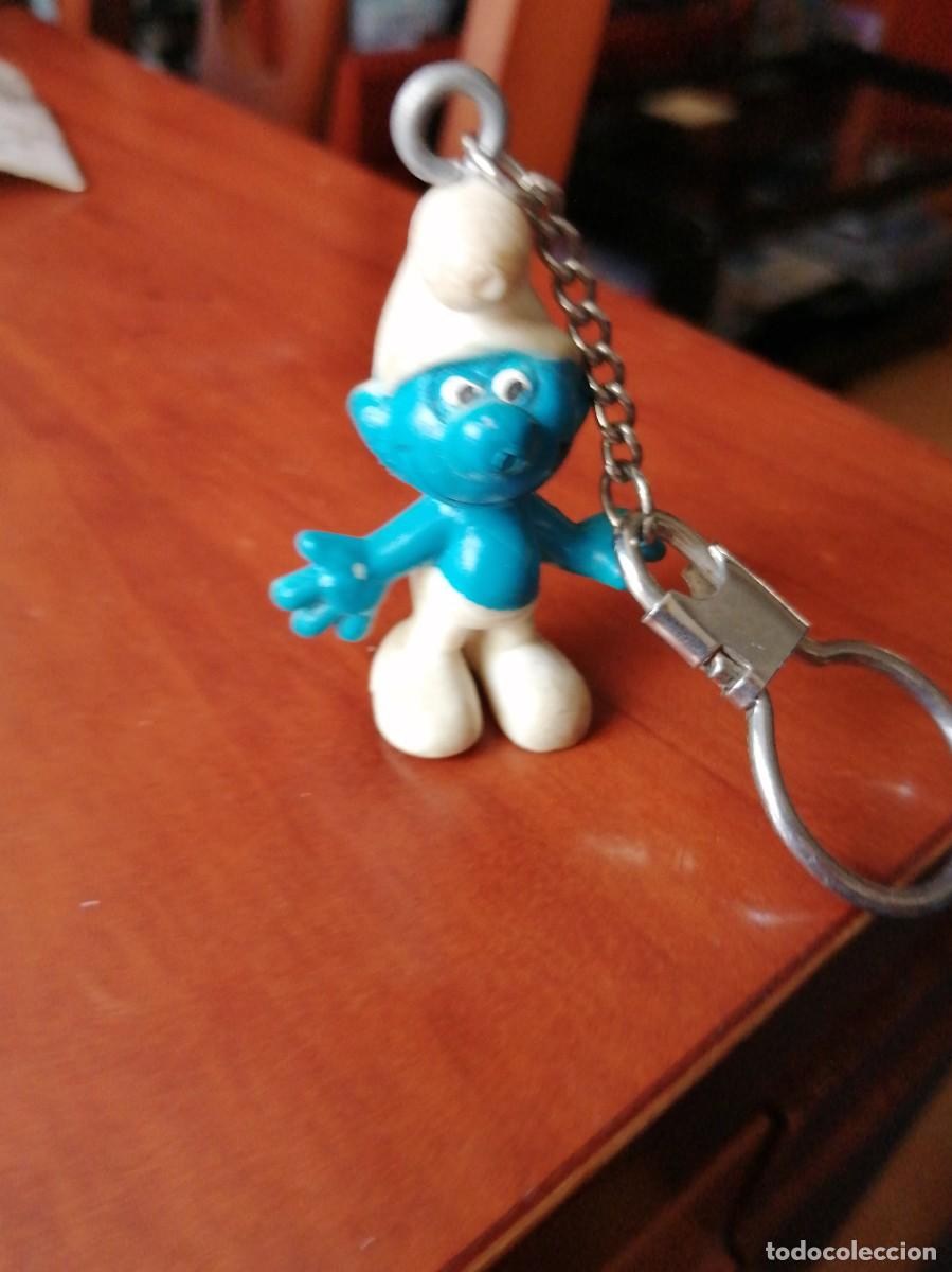 Figuras de goma y PVC: MU&Ntilde;ECO PITUFO LLAVERO - Foto 3