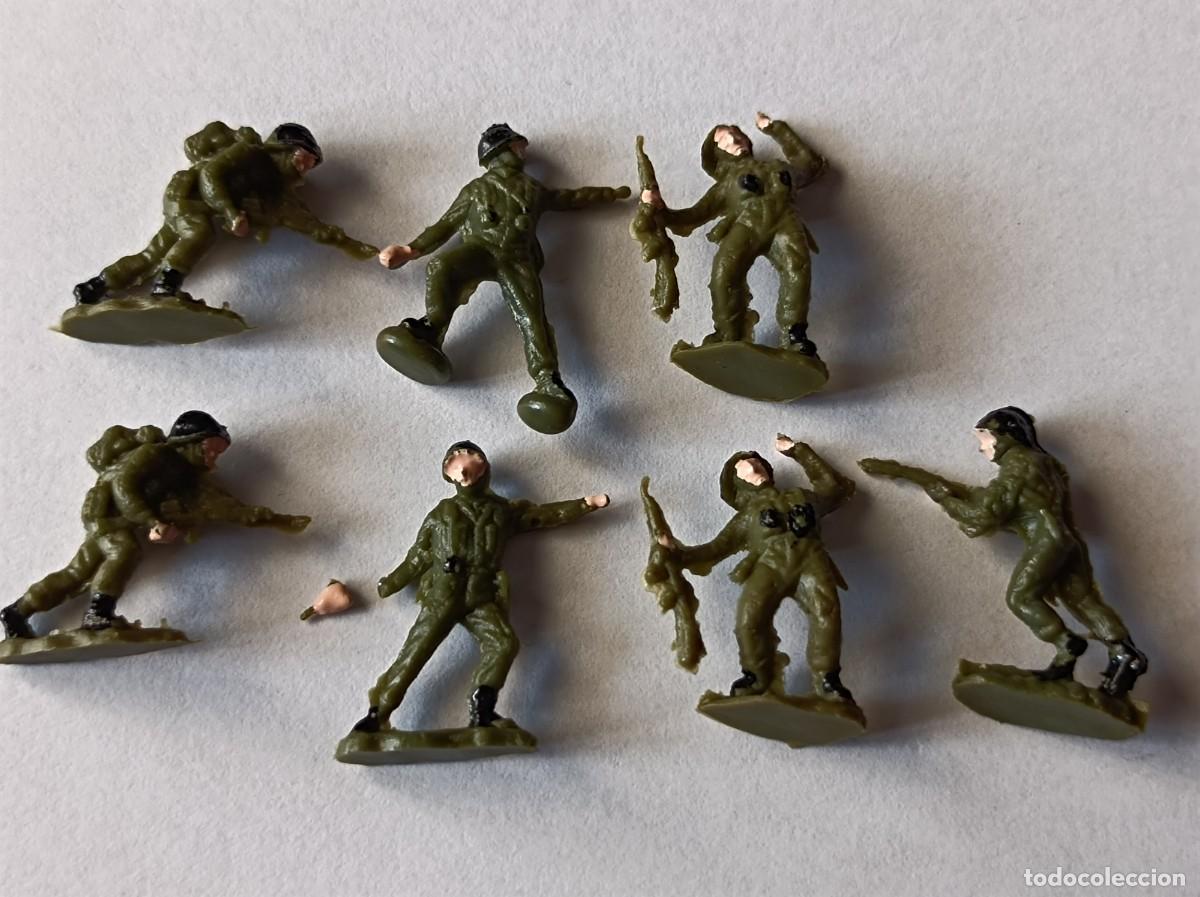 Rubber and PVC Figures: MICRO MINIATURAS EKO INFANTER&Iacute;A INGLESA SEGUNDA GUERRA MUNDIAL SERIE 4500