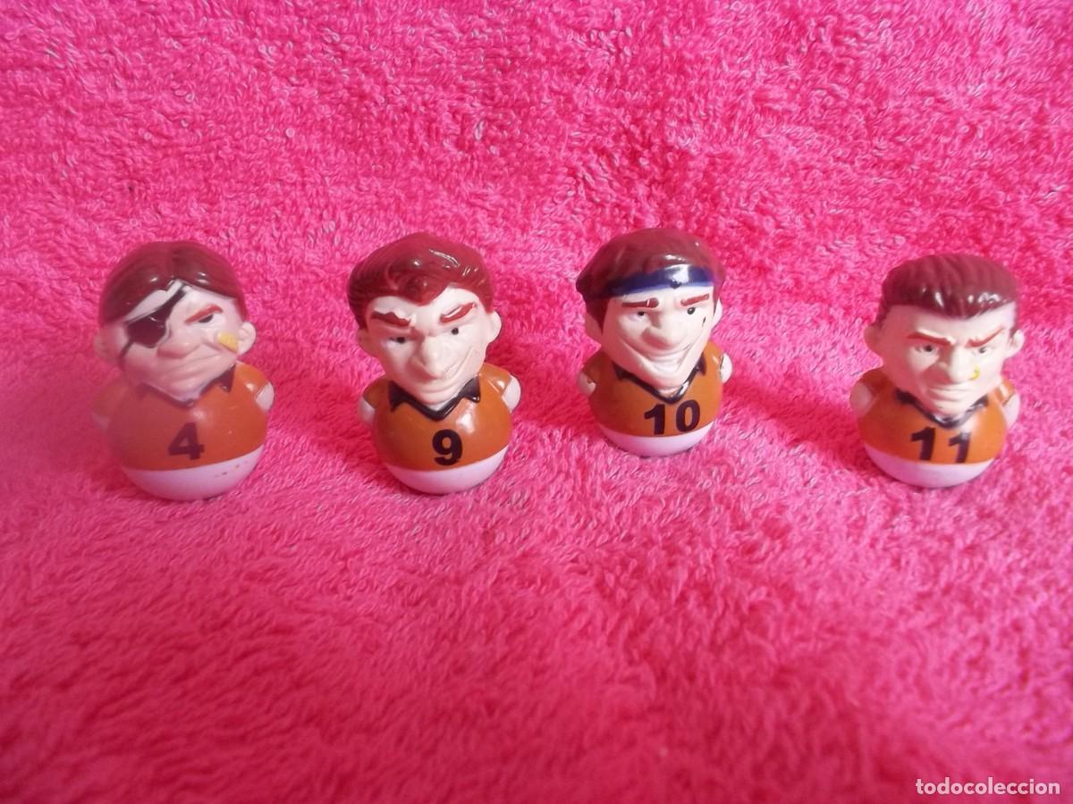 Figuras de goma y PVC: LOTE 4 FUTBOLISTAS TENTETIESOS