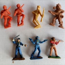 Figuras de Goma y PVC: 7 SOLDADOS DE PLASTICO COMANSI HOBBY PLAST