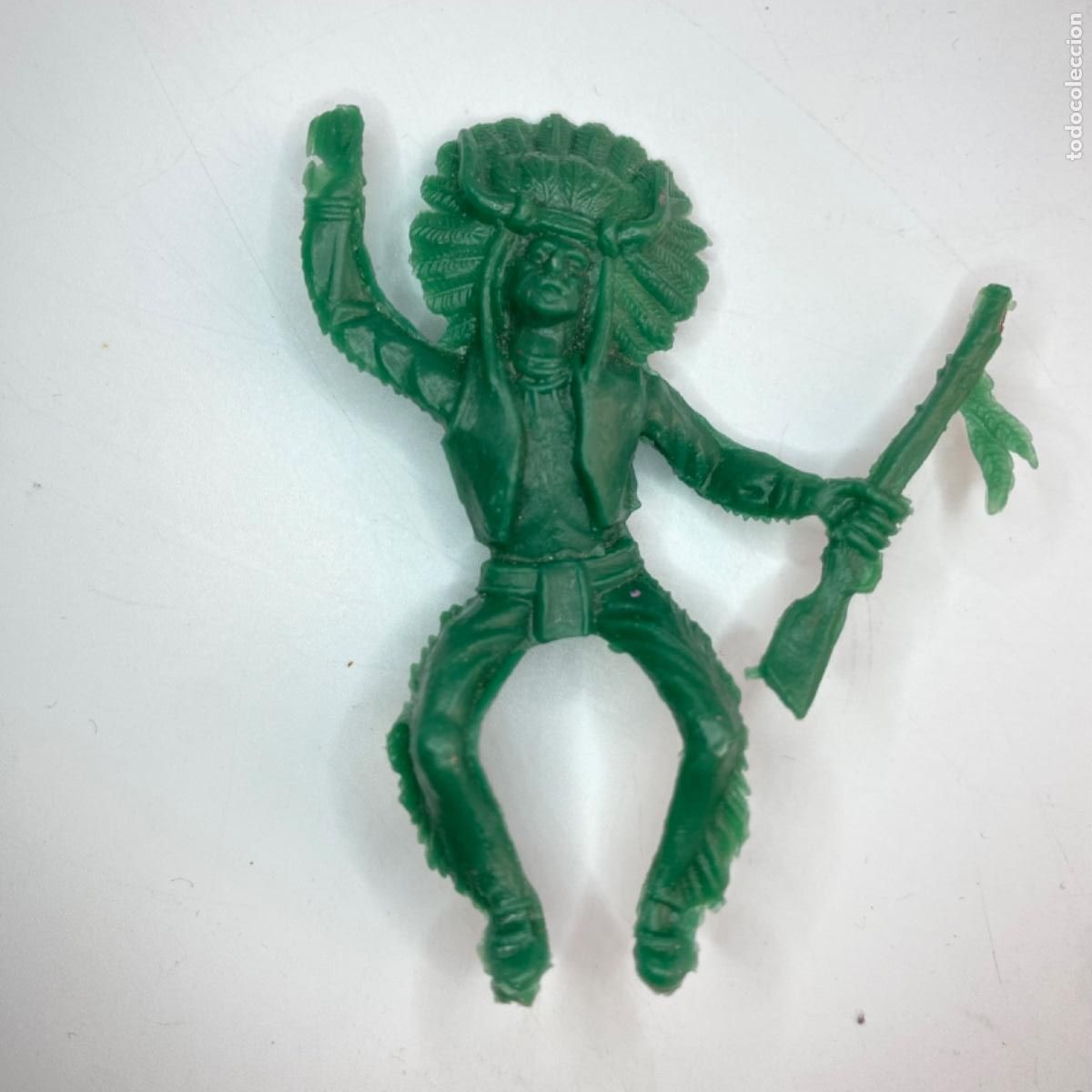Figuras de goma y PVC: Caballo blanco e Indio de Reigon - Foto 5