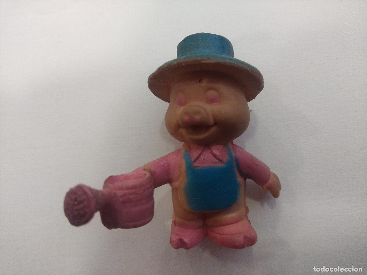 Figuras de goma y PVC: FIGURA CERDITO TIPO COMICS SPAIN. - Foto 1