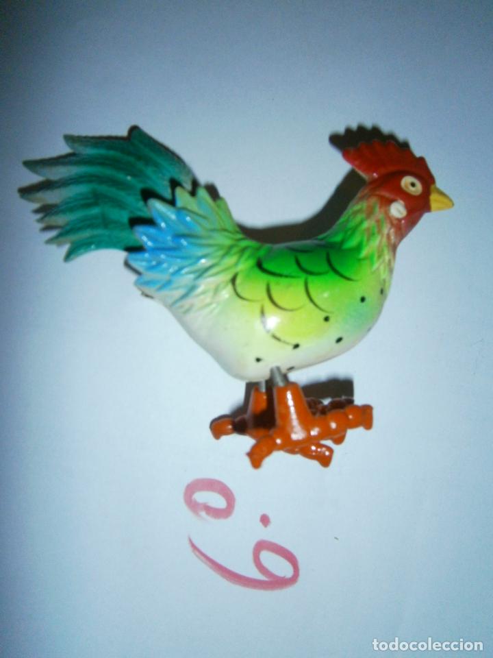 Gummi- und PVC-Figuren: ANTIGUA FIGURA GALLINA EN RELIEVE CON IMAN NUEVO EN BLISTER