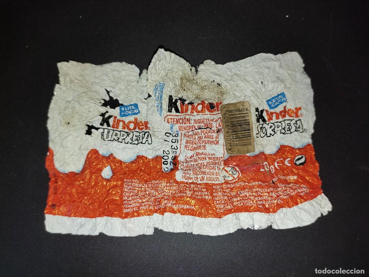 Figuras de goma Kinder: ENVOLTORIO ALUMINIO KINDER SORPRESA - Foto 1