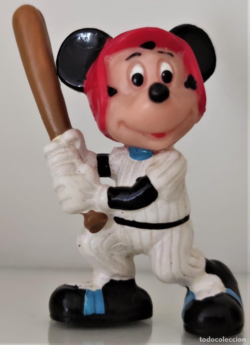 Figuras de goma y PVC: 0098-3 FIGURITA PVC.DISNEY.MICKEY MOUSE.BEISBOL.BASEBALL.VINTAGE