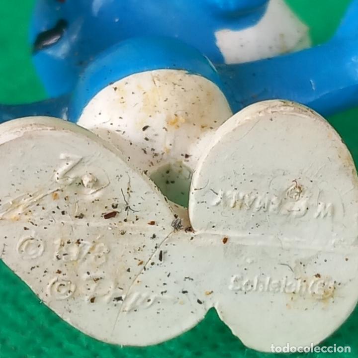 Figuras de goma y PVC: Pitufo smurfs peyo schleich helado 1978 peyo - Foto 2