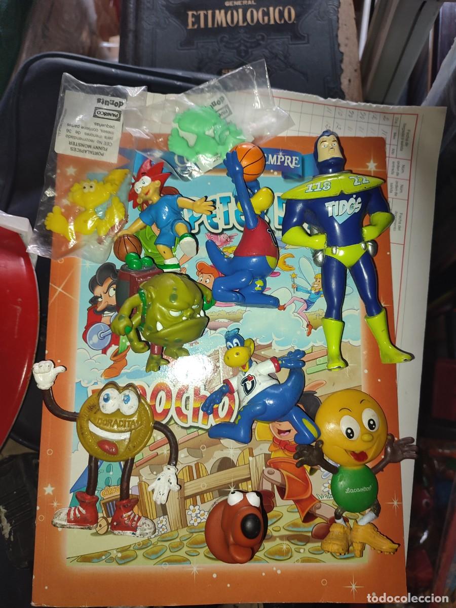 Figuras de Goma y PVC: Lote de 10 mu&ntilde;ecos de goma coleccionables ( Danone ,Lacasitos ,etc)