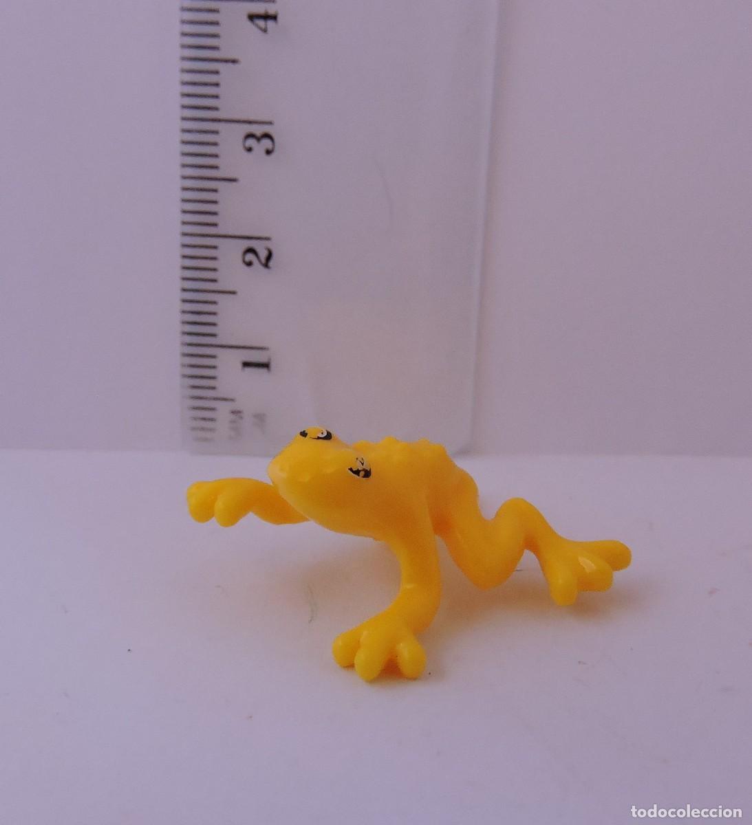 Rubber and PVC Figures: FIGURA RANA DARDO AMARILLA, MINIATURA JUGUETE, 1 CM ... L6908