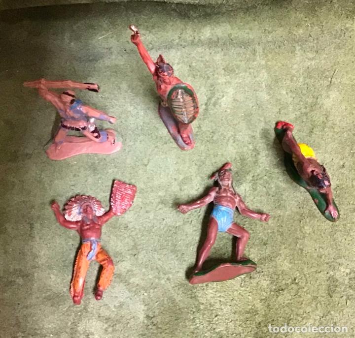 Figuras de goma y PVC: INDIOS Y VAQUEROS, A&Ntilde;OS 60 - Foto 3