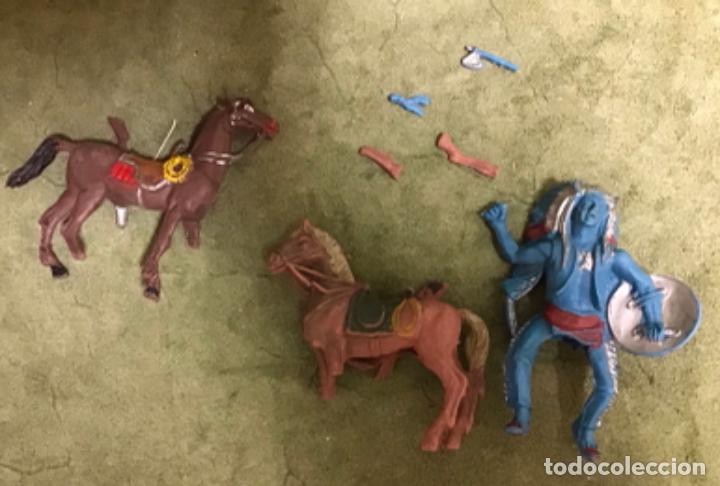 Figuras de goma y PVC: INDIOS Y AMERICANOS COMANSI, A&Ntilde;OS 70 - Foto 2